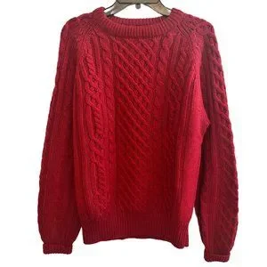 alanby | Sweaters | Vintage Alanby Wool Cable Knit Sweater | Poshmark